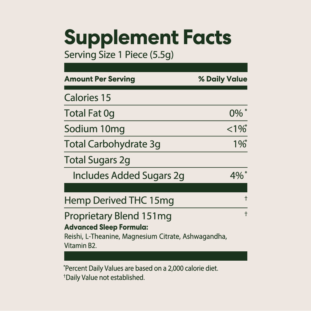 Kosher Sleepytime Delta-9 THC Gummies